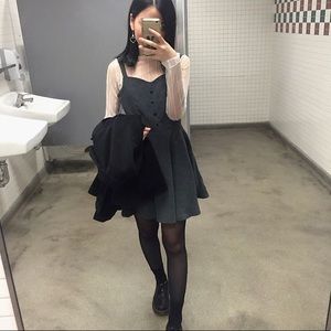 mixxmix bauhaus sleeveless flared dress